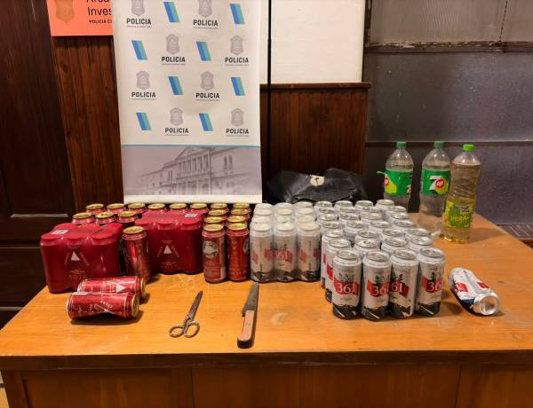 Policial: Un aprehendido por Hurto en un comercio