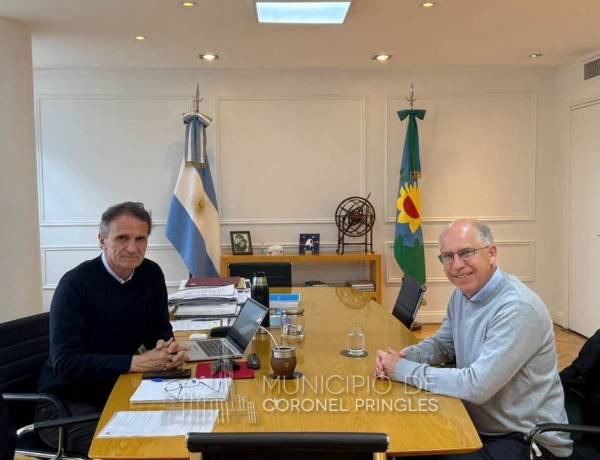 Reunión con el ministro de infraestructura, Gabriel Katopodis