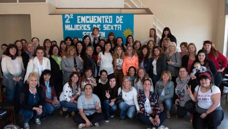 2do Encuentro de Mujeres de la sexta sección en Coronel Pringles