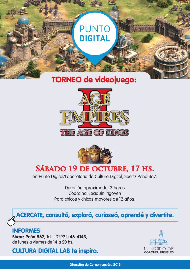 Torneo de videojuego: AGE OF EMPIRES II