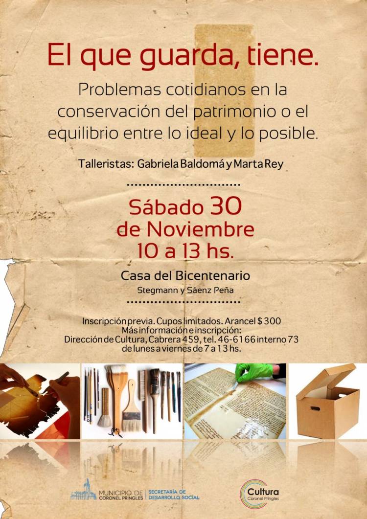 Taller sobre conservación del patrimonio