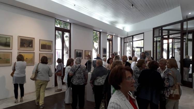 Quedó inaugurada la muestra del pintor pringlense Ramón Díaz Echeverría