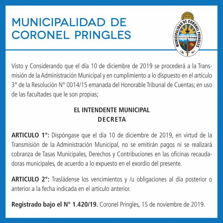 Decreto Municipal