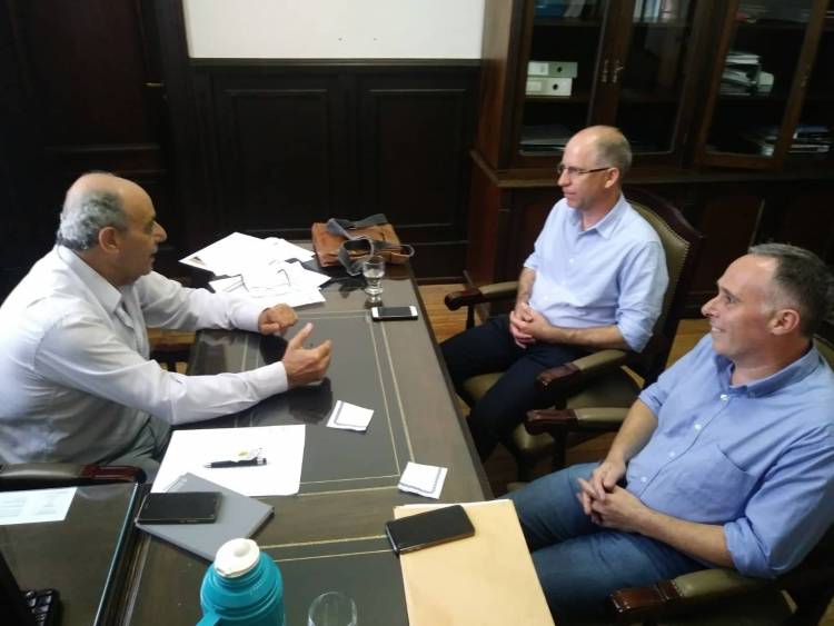 Matzkin y Christensen se reunieron con Hirtz