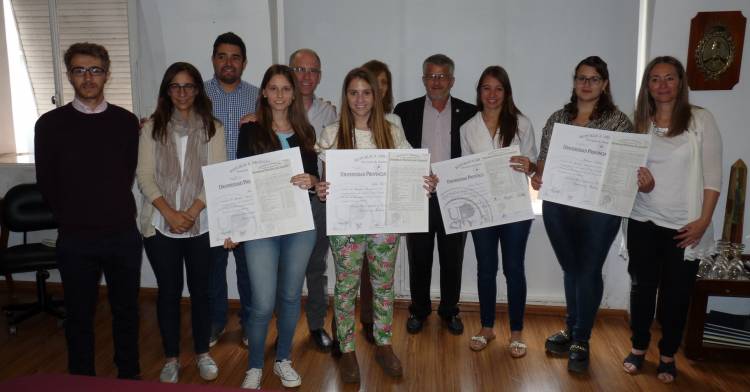 Acto de Colación de la UPSO, desde Coronel Pringles
