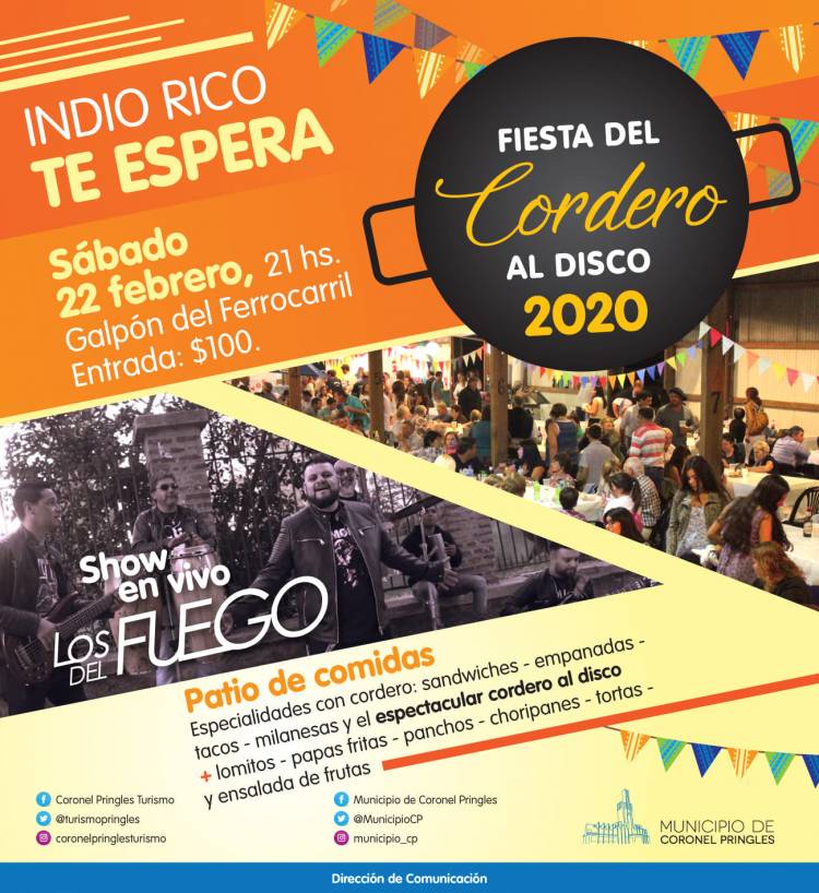 Indio Rico se prepara para su fiesta del Cordero al Disco
