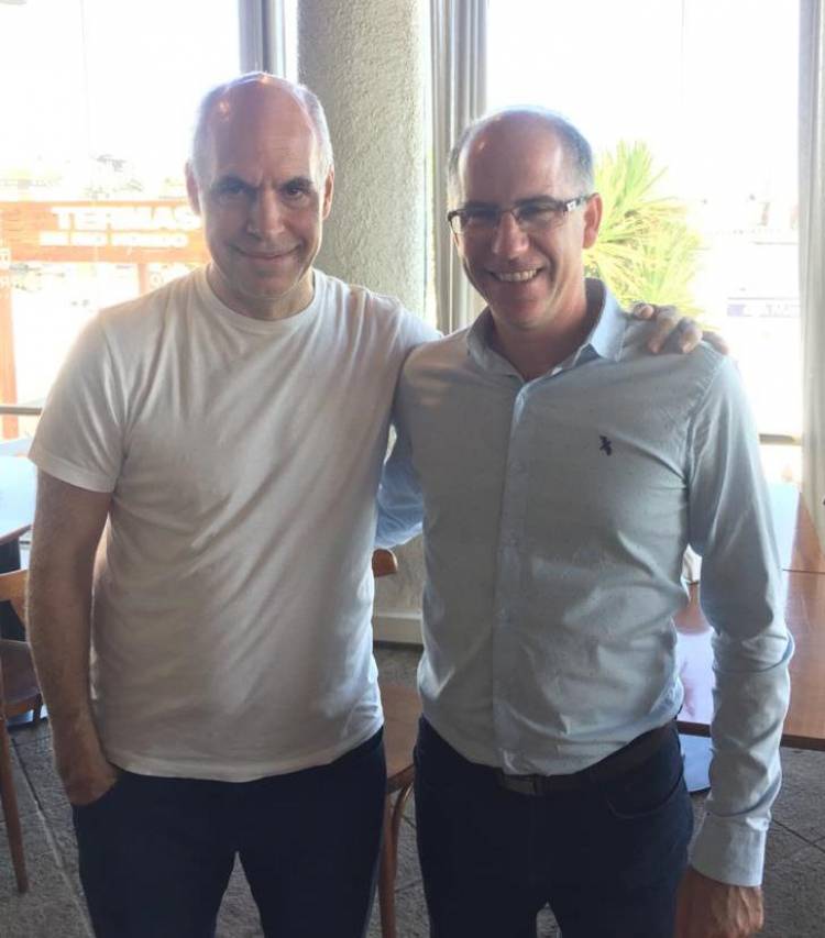 Matzkin se reunió con el Intendente porteño, Horacio Rodríguez Larreta