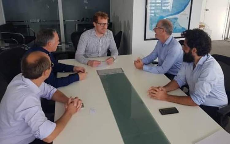 Matzkin pidió recursos para el mejoramiento de la Planta de Residuos