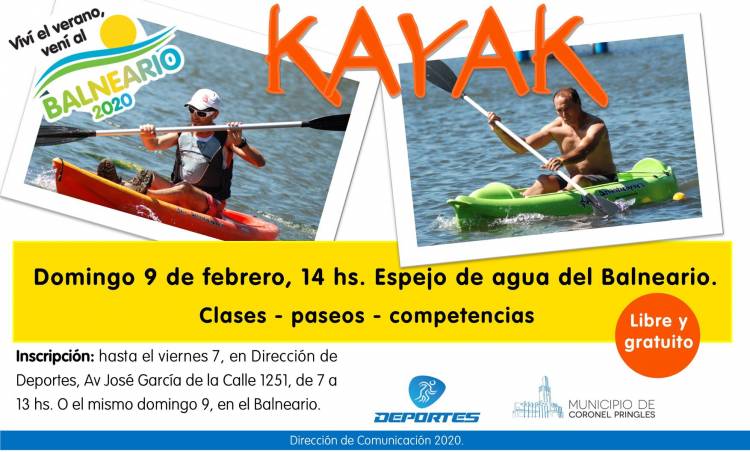 Kayak en el Balneario