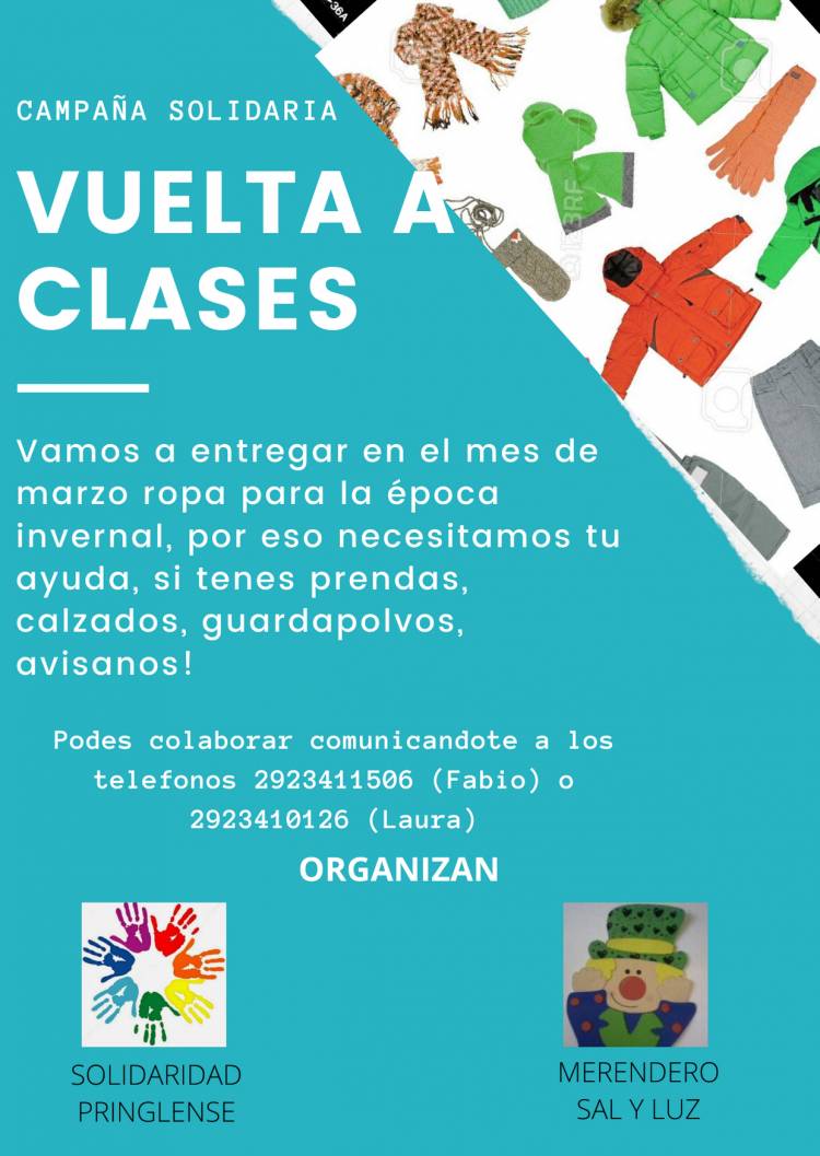 Campaña Solidaria "Vuelta a clases"