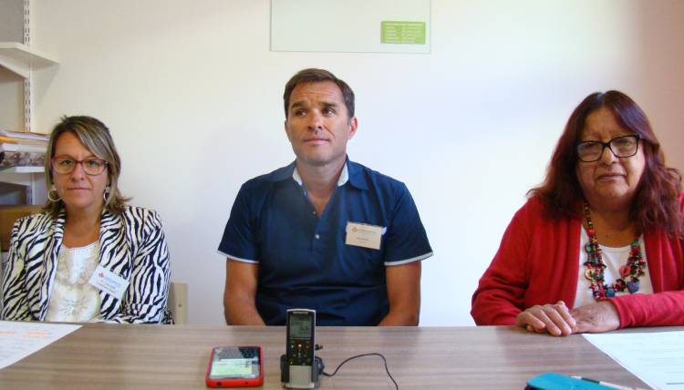 "Nos visitarán dos profesionales de Capital Federal"
