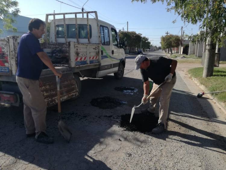 Bacheo en la ciudad