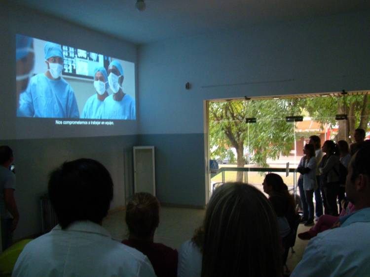 Se capacitó al personal del Hospital de Pringles