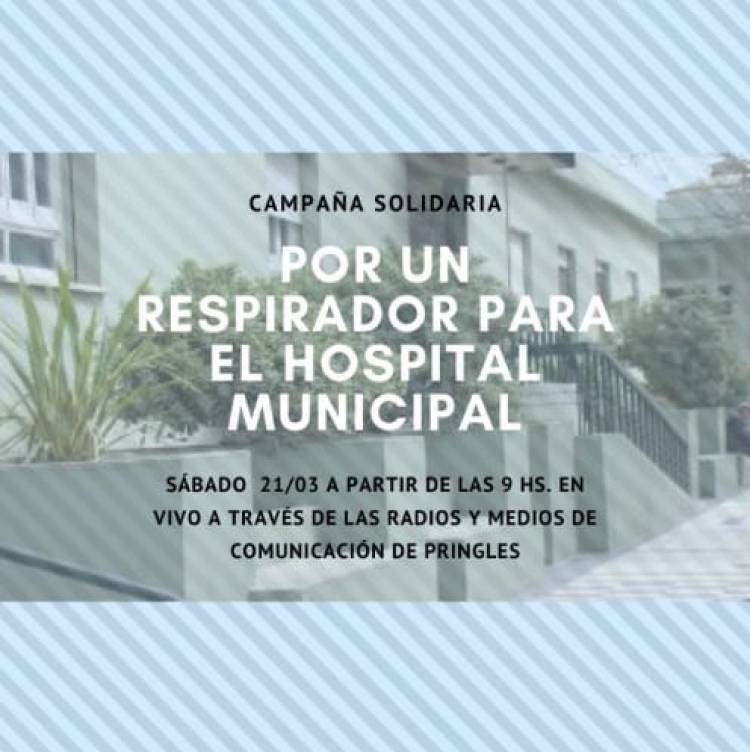Campaña Solidaria "Por un respirador para el hospital Municipal"