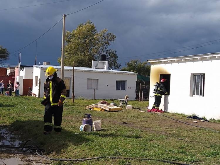 Incendio de vivienda