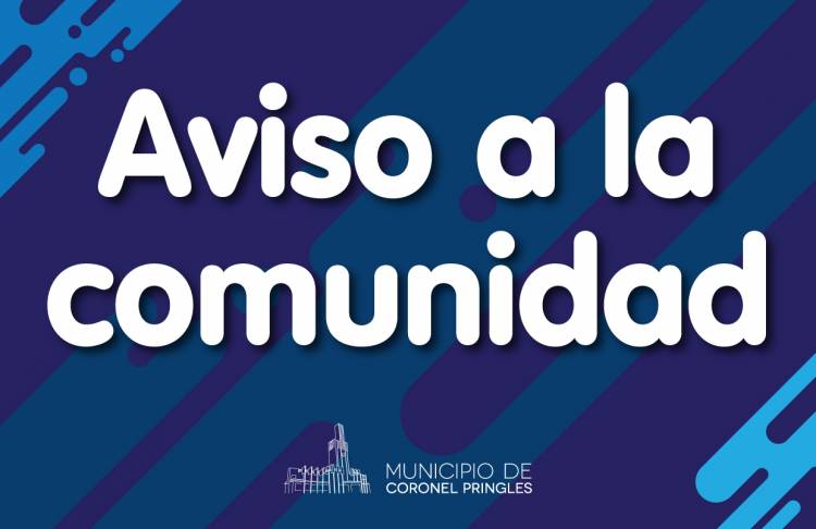 Aviso a la Comunidad