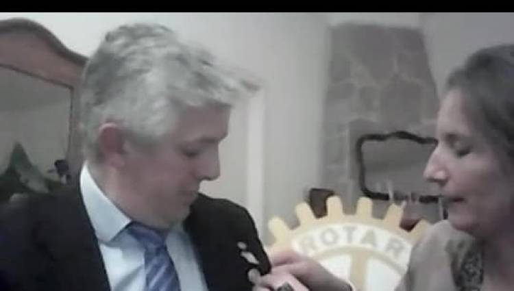 Juan Pedro de Vega, asumió la presidencia del Rotary Club de Coronel Pringles