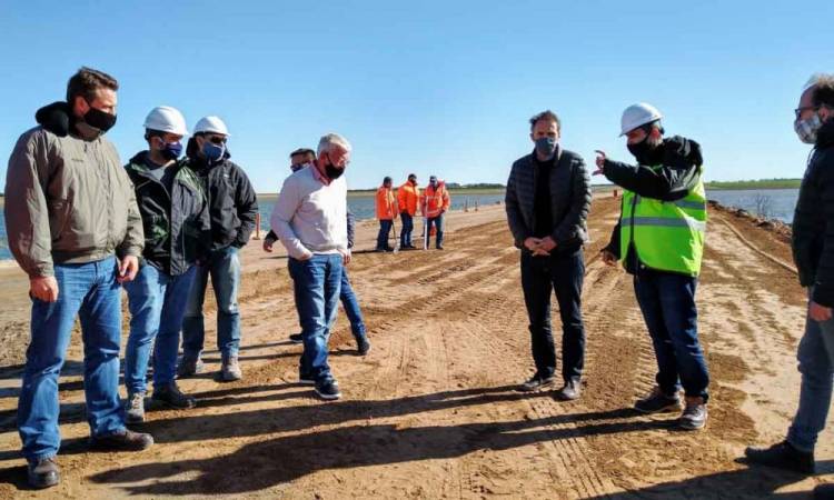 Katopodis, Ruesga y Trankels, recorrieron el alteo en la ruta 3 y la autopista de la ruta 33