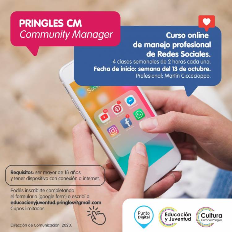 Cursos Online de manejo profesional de Redes Sociales