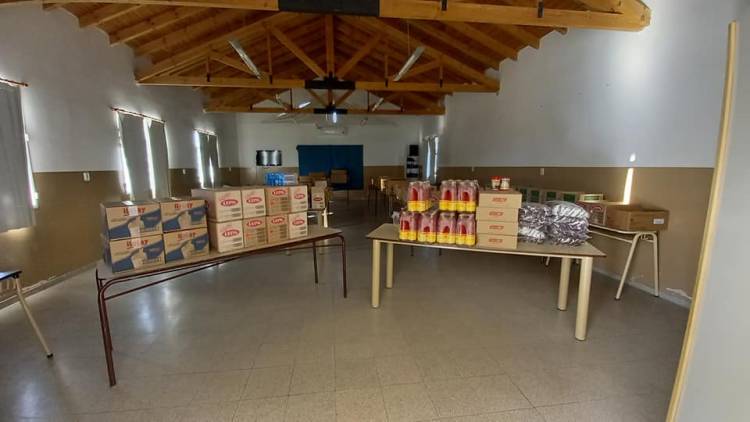 Comedores: Se organiza las entregas de alimentos correspondiente a Diciembre y Enero