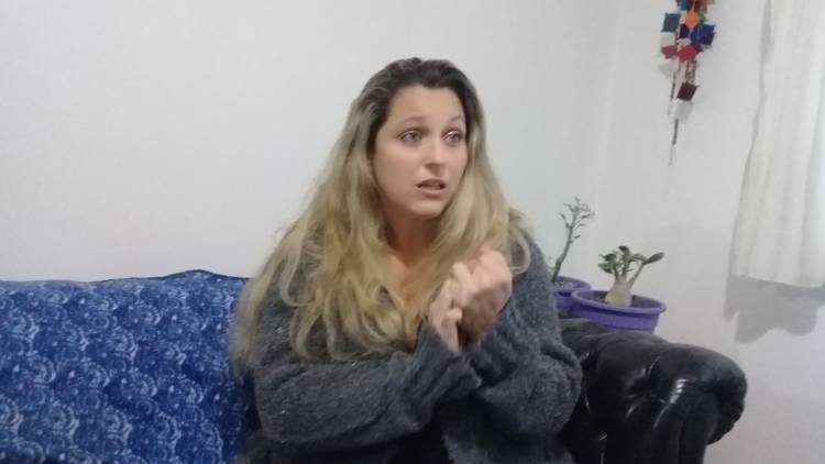 "Hoy estoy con miedo"