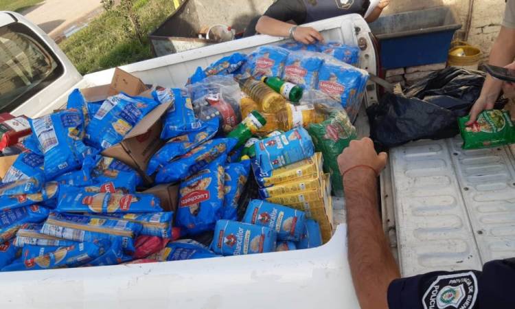 Allanamientos positivos por el saqueo a un camión