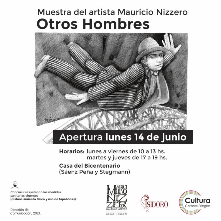 La exposición itinerante "Otros Hombres", del artista Mauricio Nizzero, llega a Casa del Bicentenario