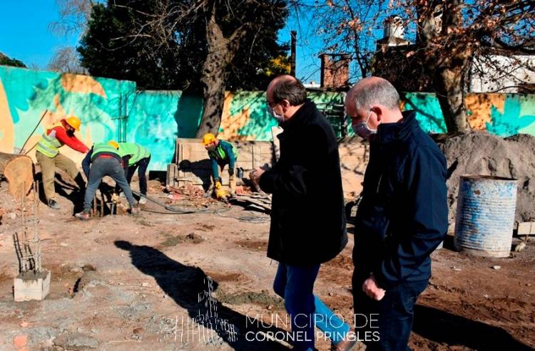 Matzkin supervisó la obra de la ES 2