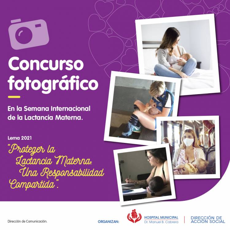 Concurso fotográfico para promover la lactancia materna