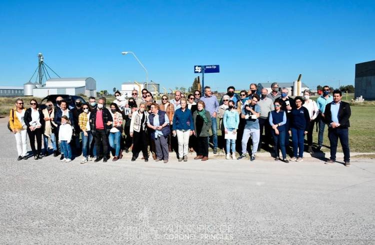 Se hizo el acto de Imposición de nombres a las calles internas del SIP