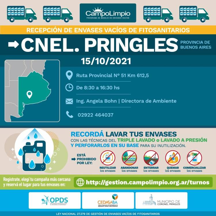 Campaña de Recolección de Envases Vacíos de Fitosanitarios