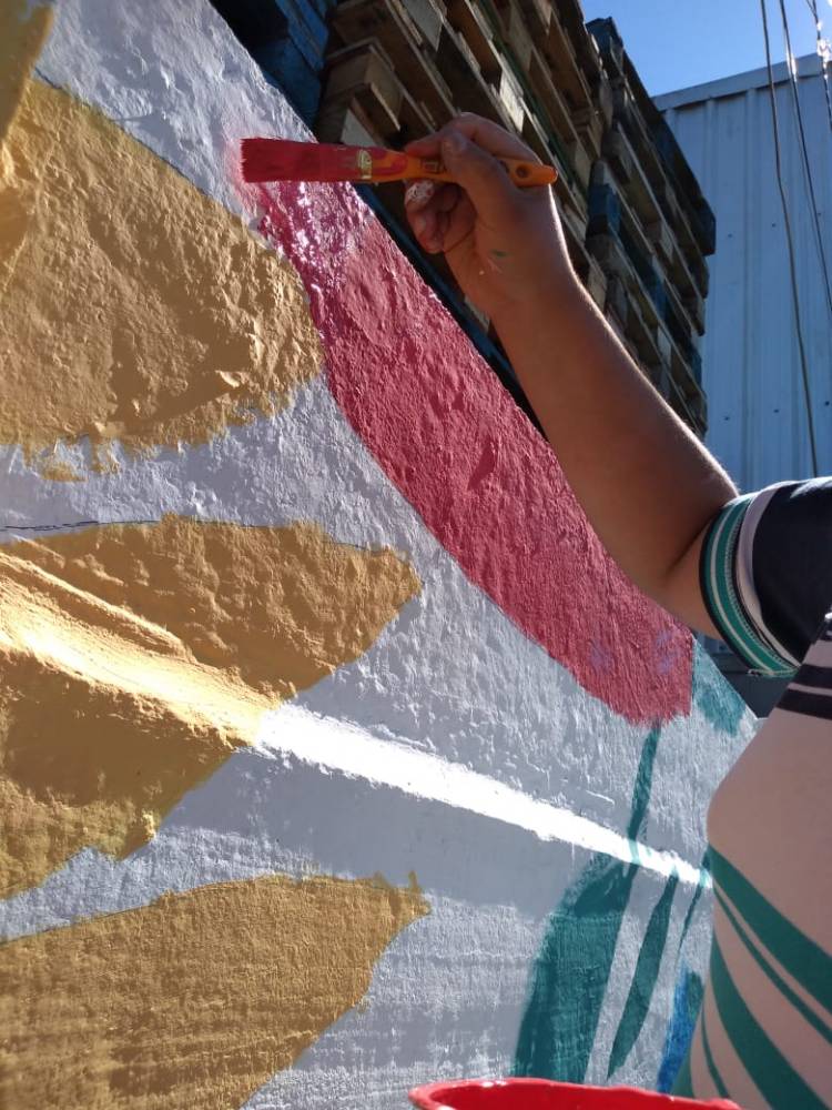 Mural en Plazoleta del Cooperativismo