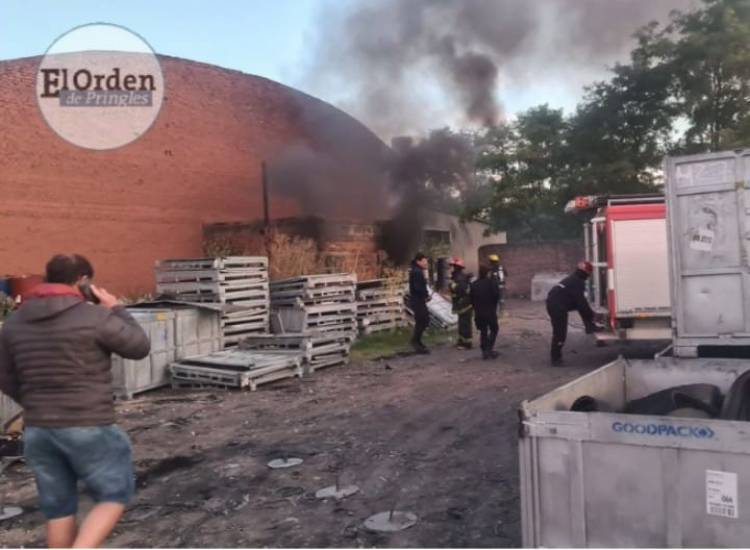 Tras un incendio fallece un vecino