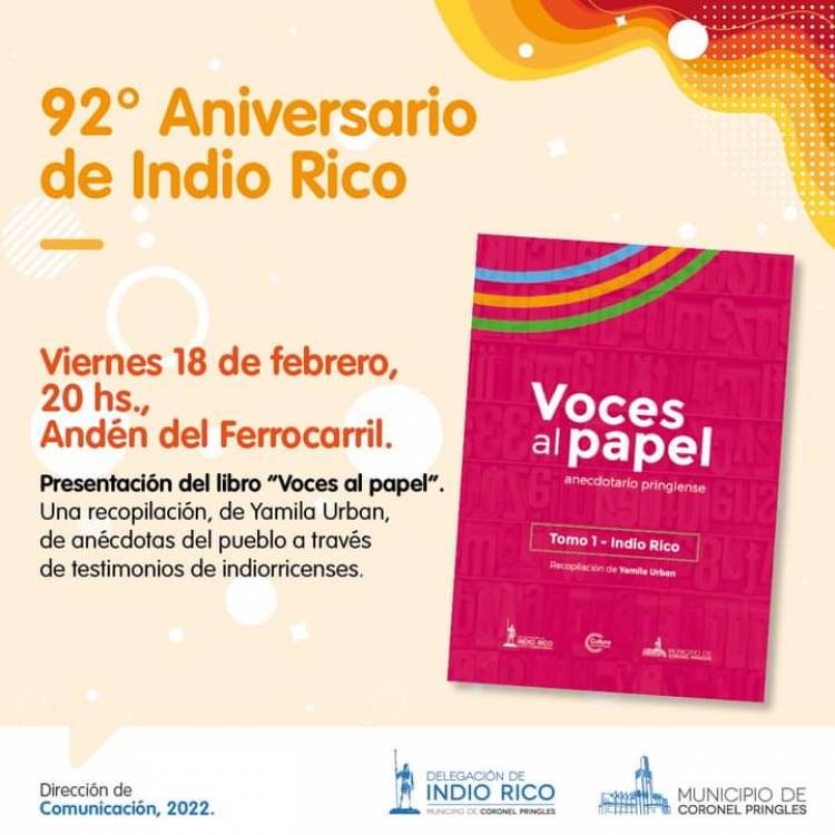 92° Aniversario de Indio Rico