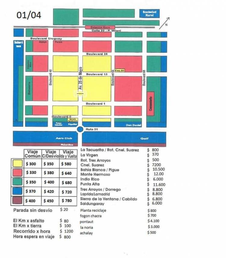 A partir del 1° de Abril aumenta el servicio de remis.