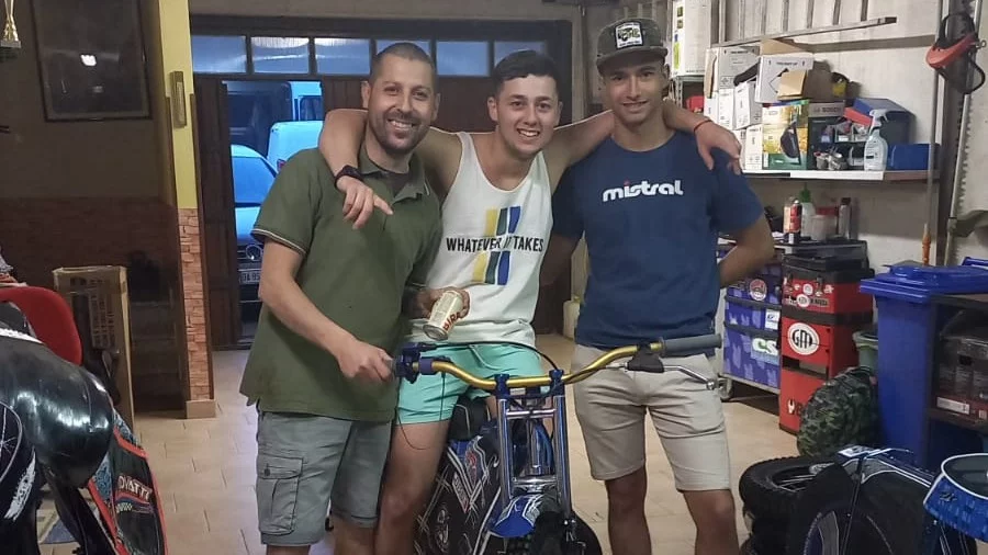 Speedway: Ampugnani y Boyero ya dan los primeros pasos en Europa junto a Covatti