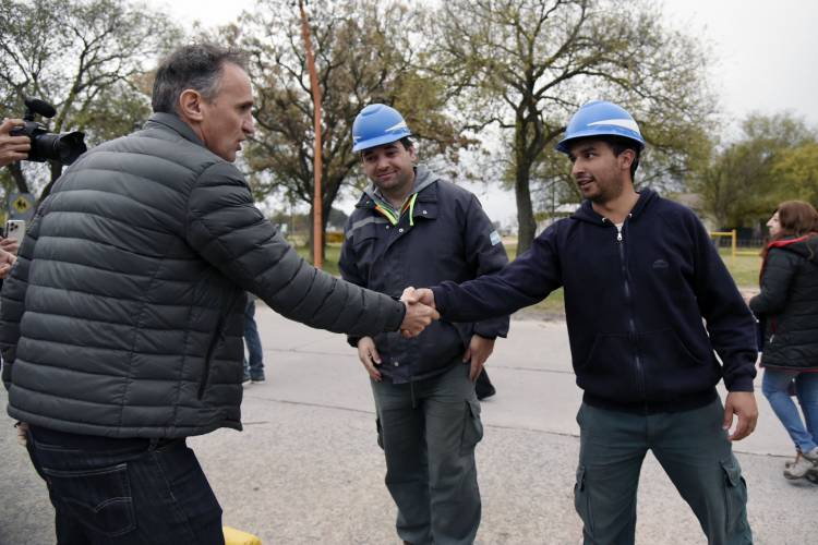 Obras Públicas encara trabajos de restauración de obras de Salamone en Coronel Pringles