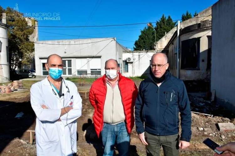 Comenzaron a construirse nuevas habitaciones en el Hospital Municipal