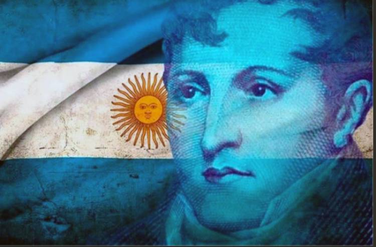"Estamos orgullosos de que una plaza lleve el nombre del General Manuel Belgrano"