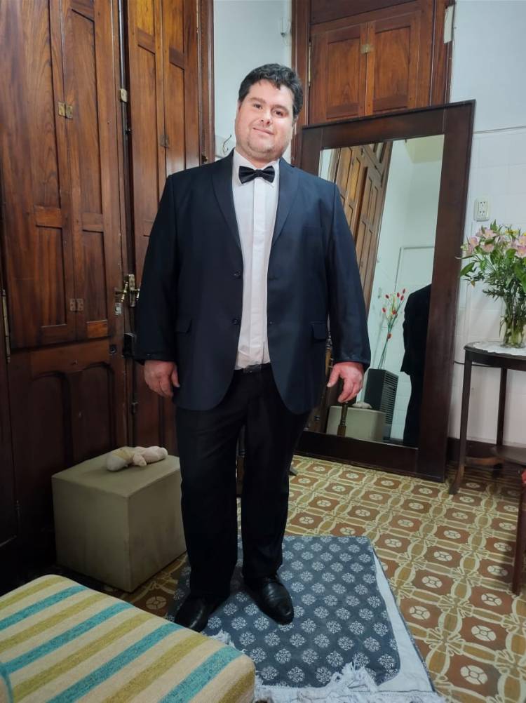 Leandro Casey audicionó y fue seleccionado en el Festival de la Música Italiana de La Plata