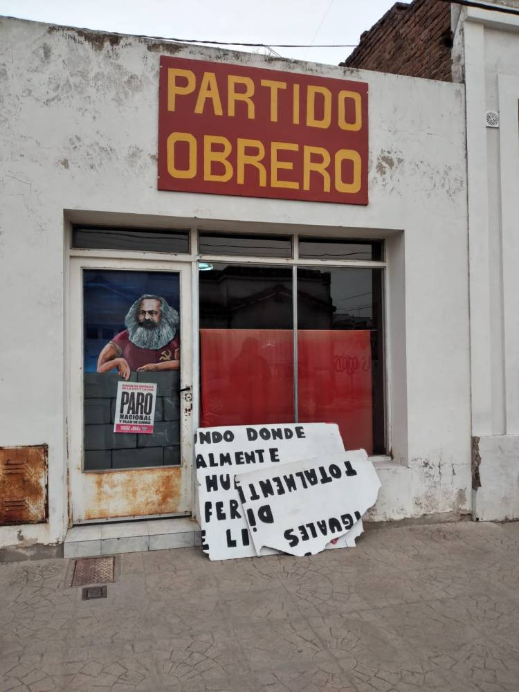 El Honorable Concejo Deliberante de Coronel Pringles repudia el ataque perpetrado contra el local del Partido Obrero