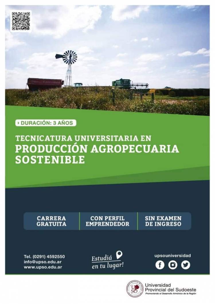 Estudiar en Pringles: Oferta para el 2023