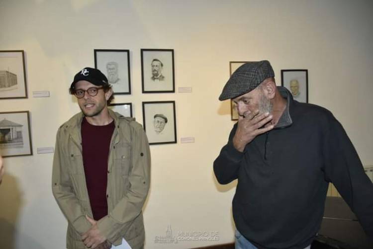 Se abrió la muestra del artista Claudio "Polaco" Sirión
