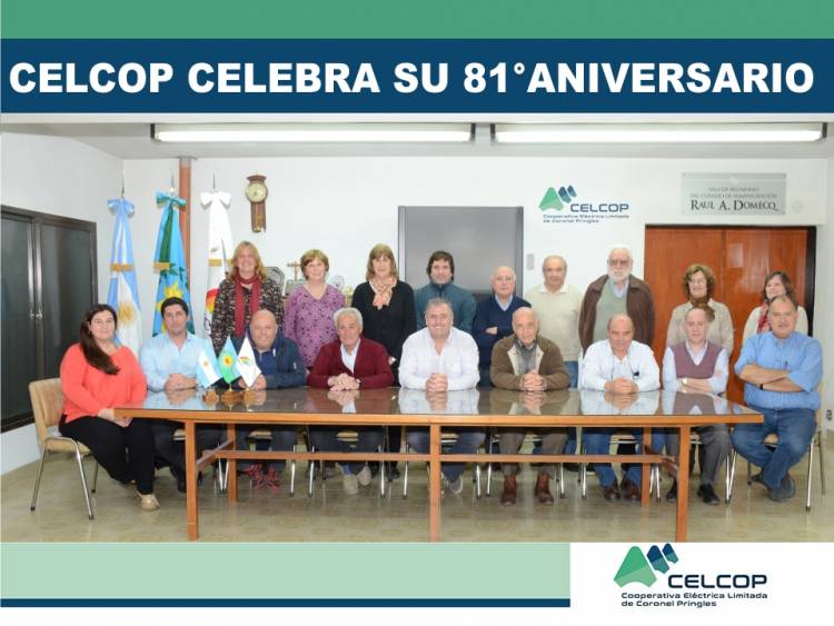 La Cooperativa Eléctrica de Coronel Pringles celebra su 81° Aniversario