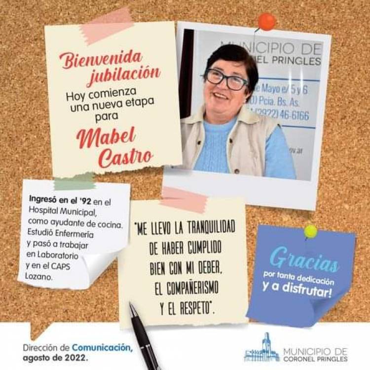 Bienvenida Jubilación: “Me llevo la tranquilidad de haber cumplido bien con mi deber"