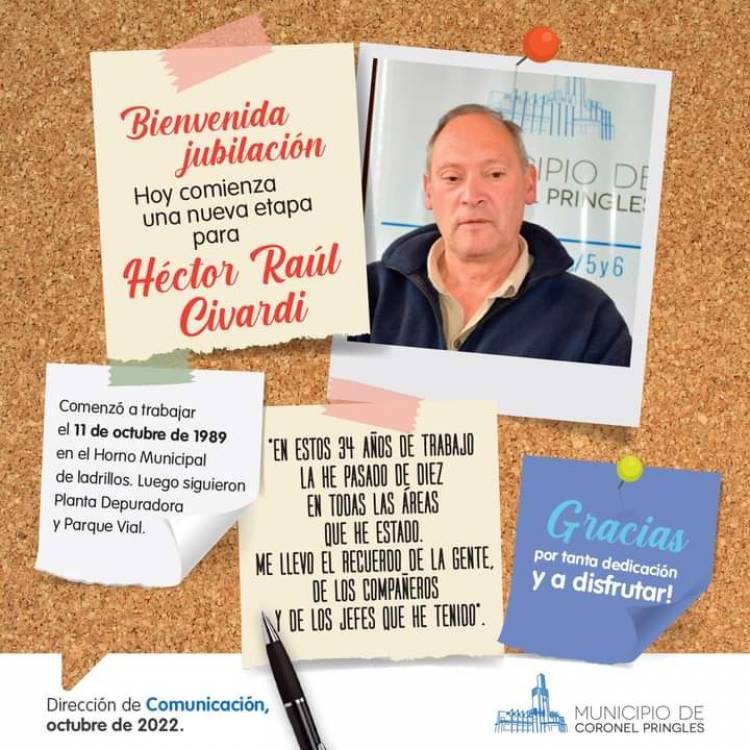 Bienvenida Jubilación