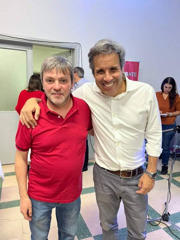 Junto a Gastón Manes en Coronel Suárez