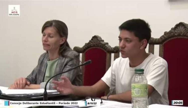 HCD: Tercera Sesión Honorable Concejo Deliberante Estudiantil