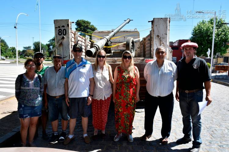 Un cañón que sirvió en la Guerra de Malvinas será pieza de museo en Coronel Pringles