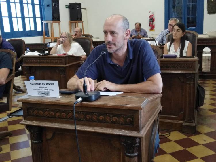 El Concejal Bernardo de Uriarte renunció a la presidencia del Bloque JUNTOS en Pringles